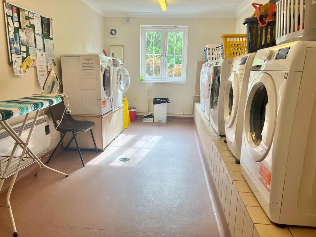 Communal  laundry room