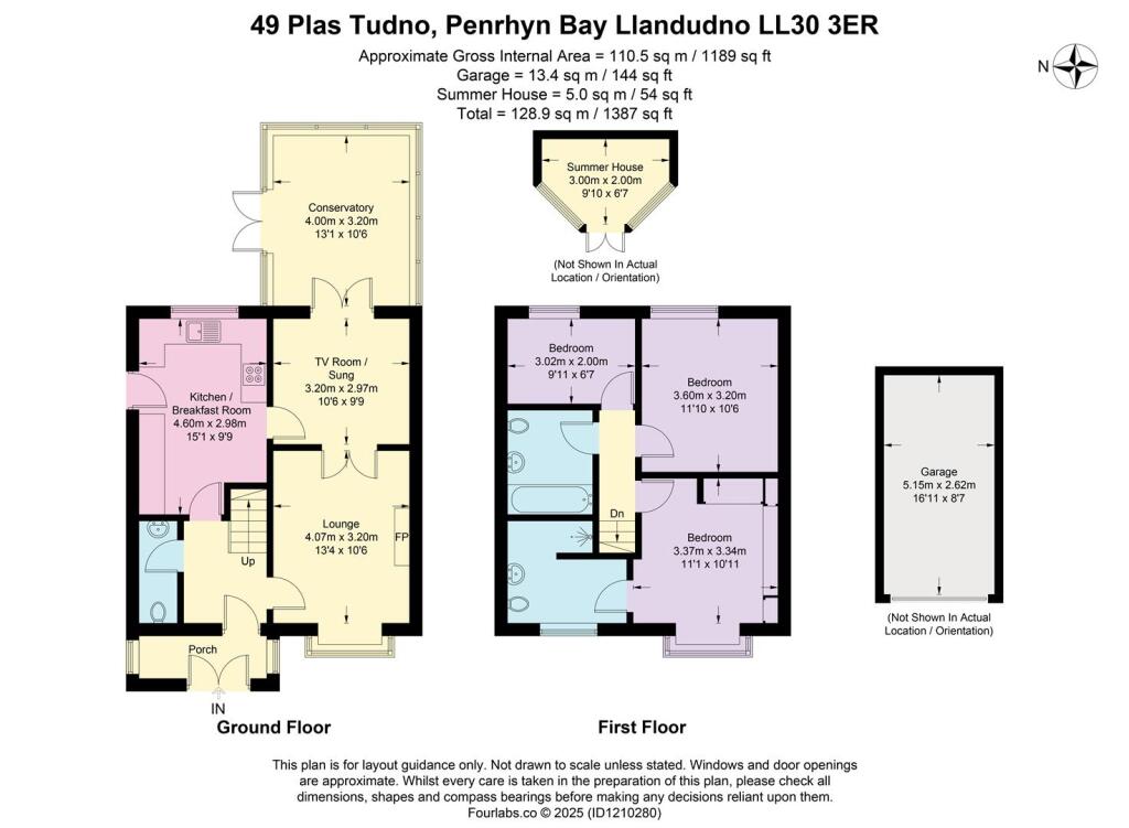 Floor Plan - 49 Plas Tudno, Penrhyn Bay Llandudno 