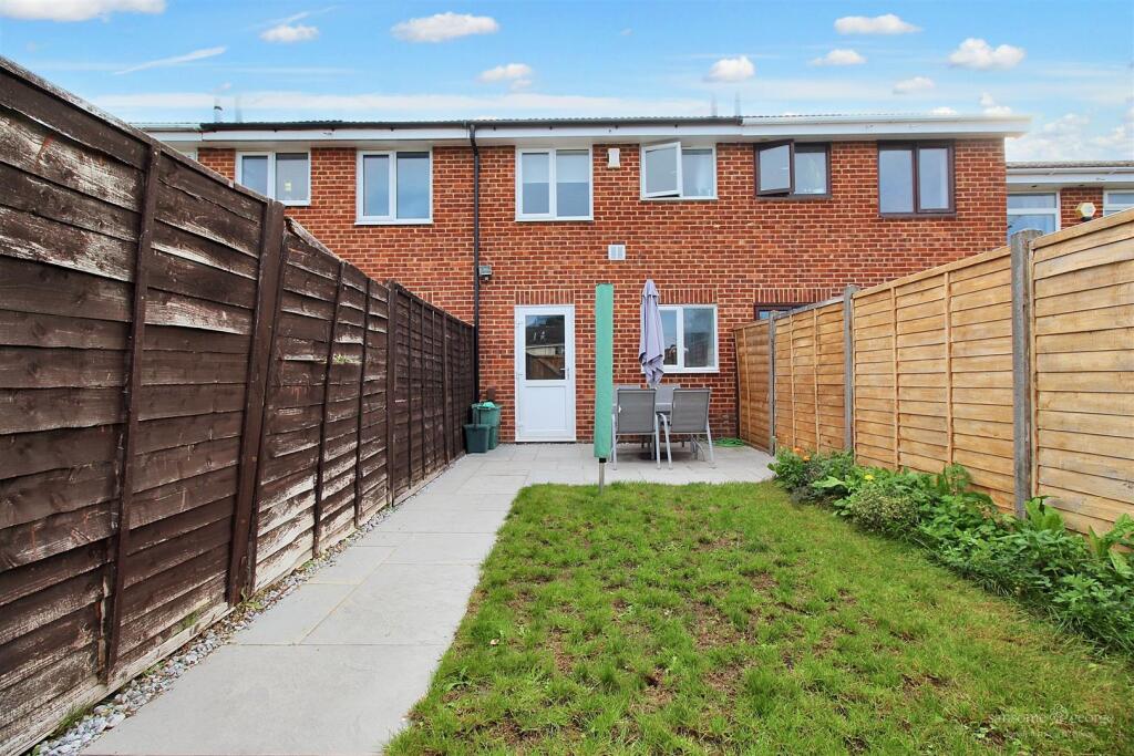 Rear Of Home