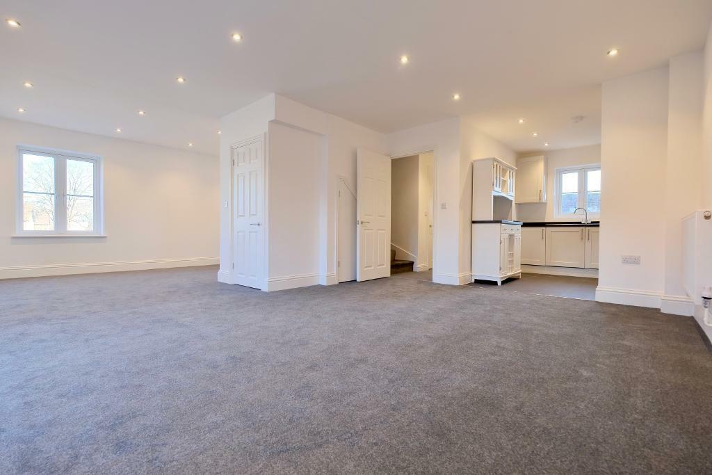 Living area and kitchen