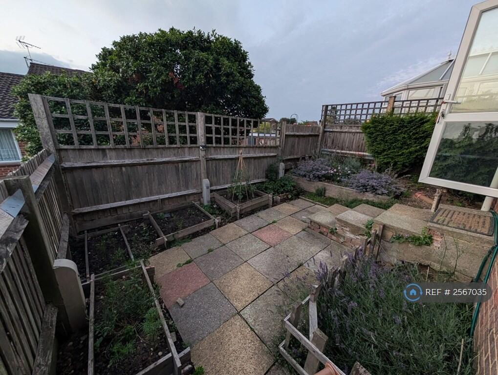 Small Courtyard Area By Backdoor