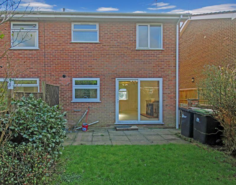 Rear of property
