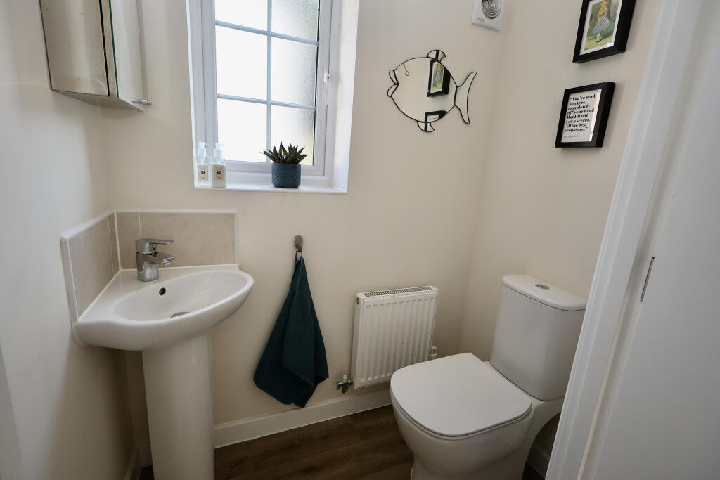 Ground floor cloakroom