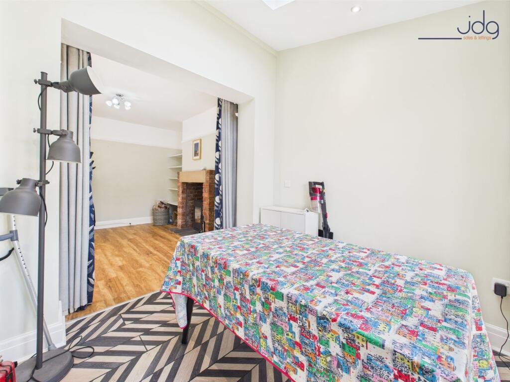 Dining Room curtains open