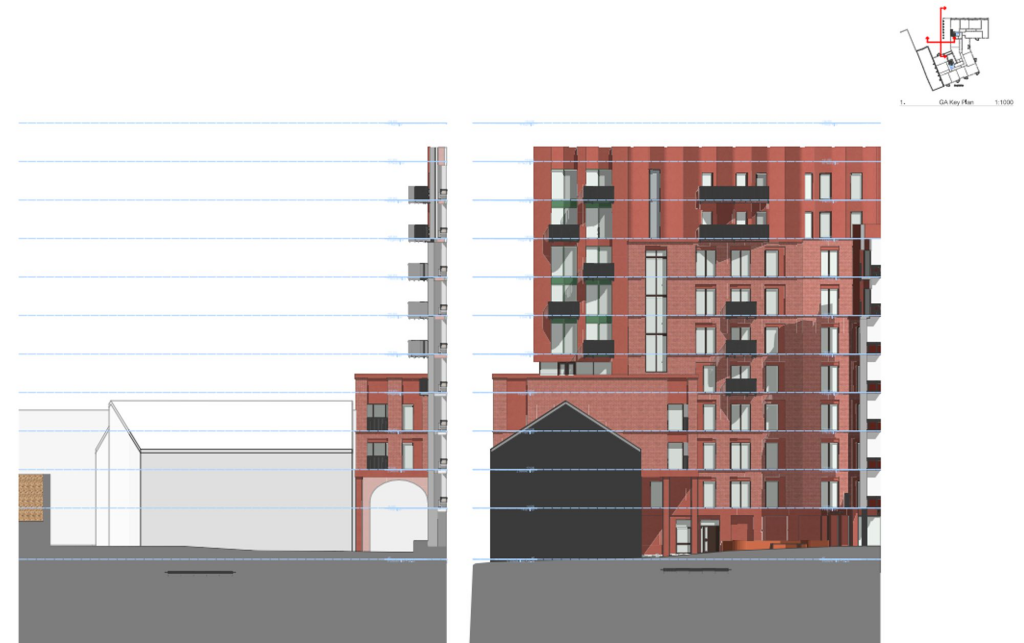 Side &amp; Rear Of Front Block