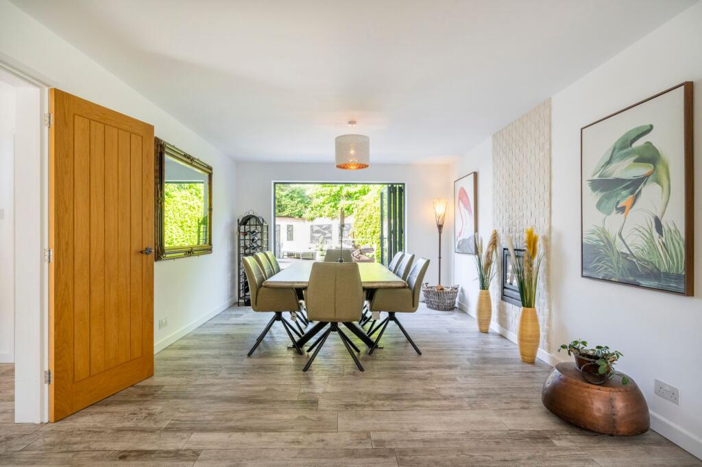 Dining Room with bifolding doors