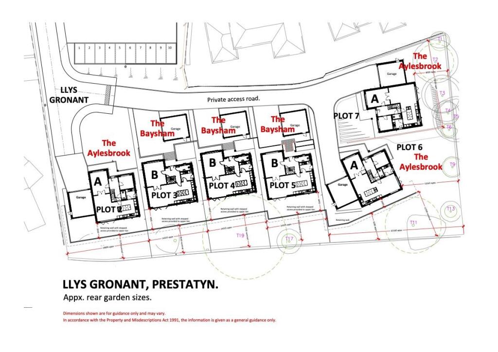 Llys Gronant, Prestatyn - REAR GARDEN SIZES[69].jp