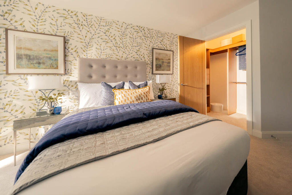 Show home master bedroom