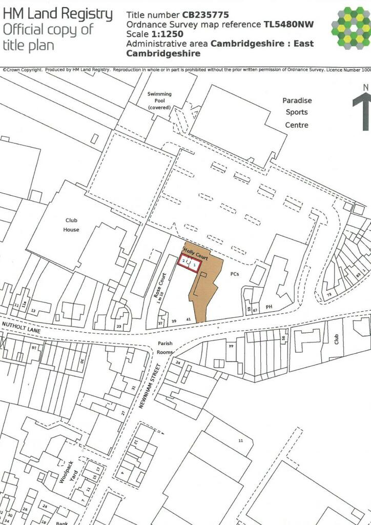 Land Registry Plan