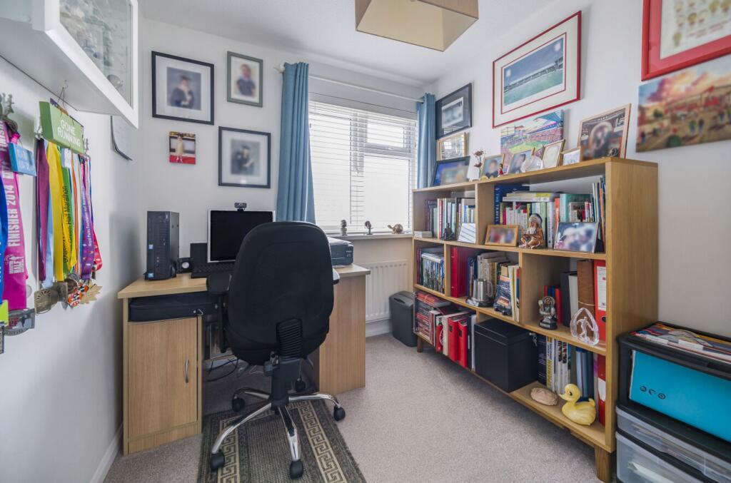 Bedroom Three (currently used as a study)