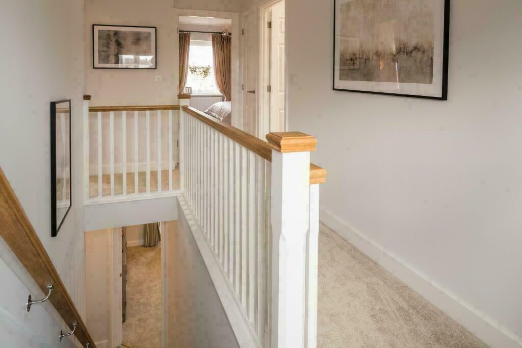 Oak rail staircases