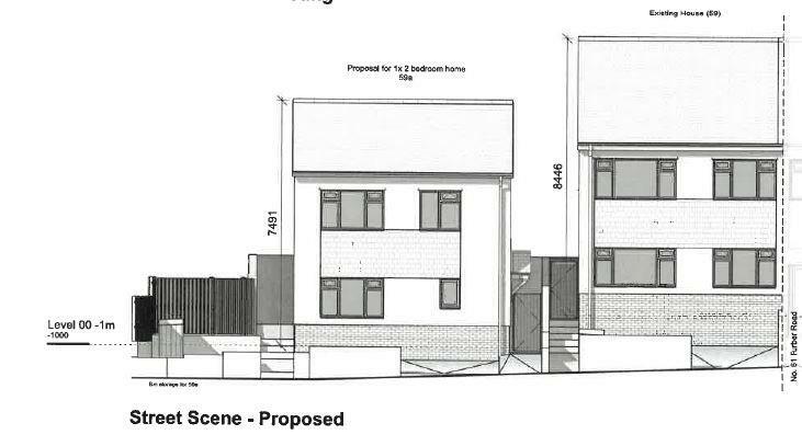 Street scene proposed