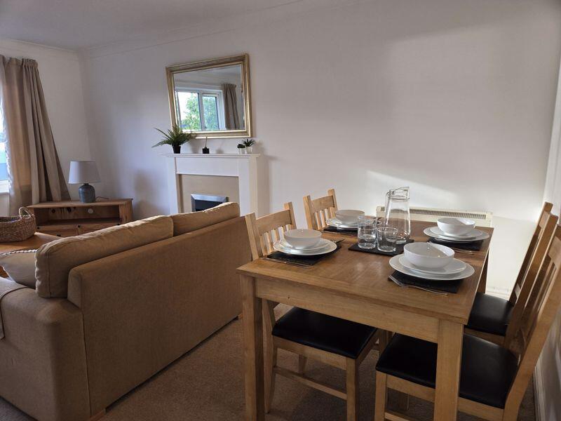Dining area in lounge 