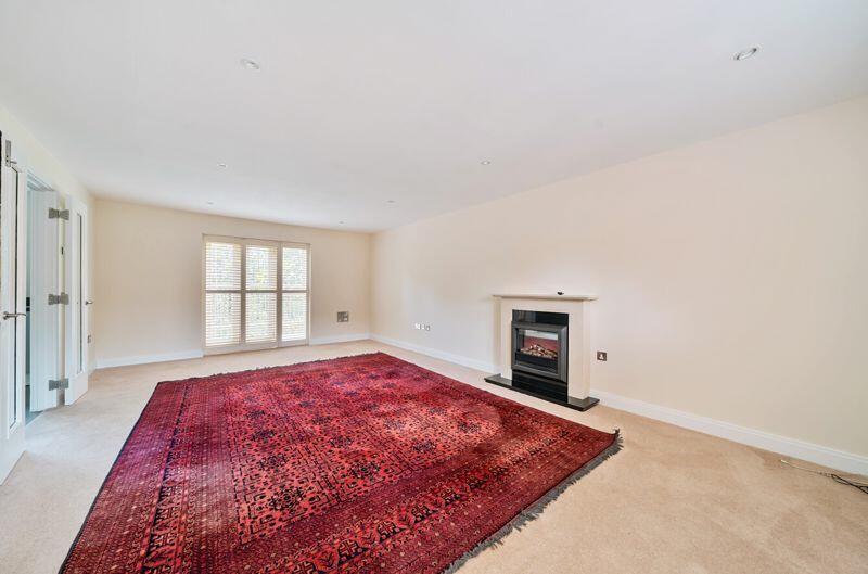 Living/dining room through to kitchen