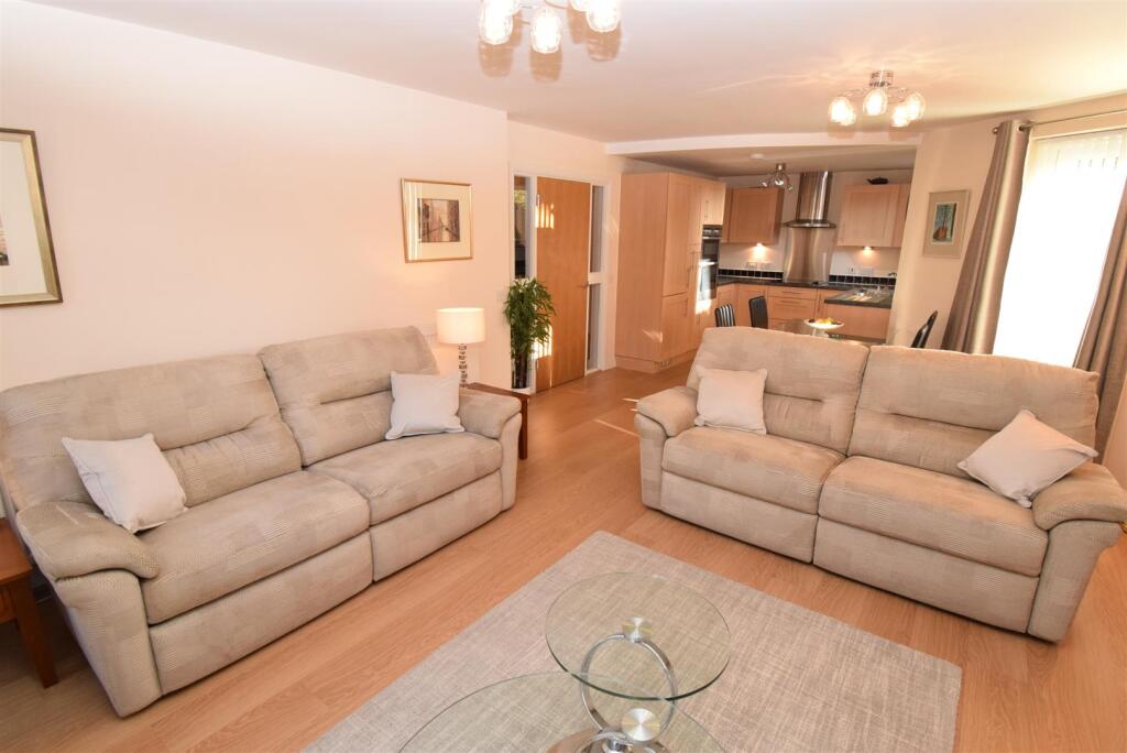 Open Living Room + Kitchen