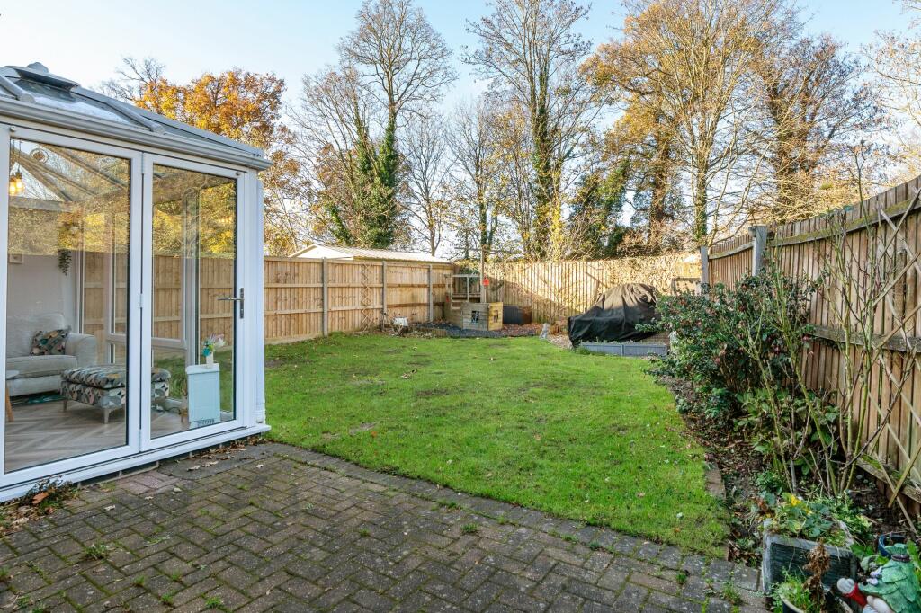 Rear garden