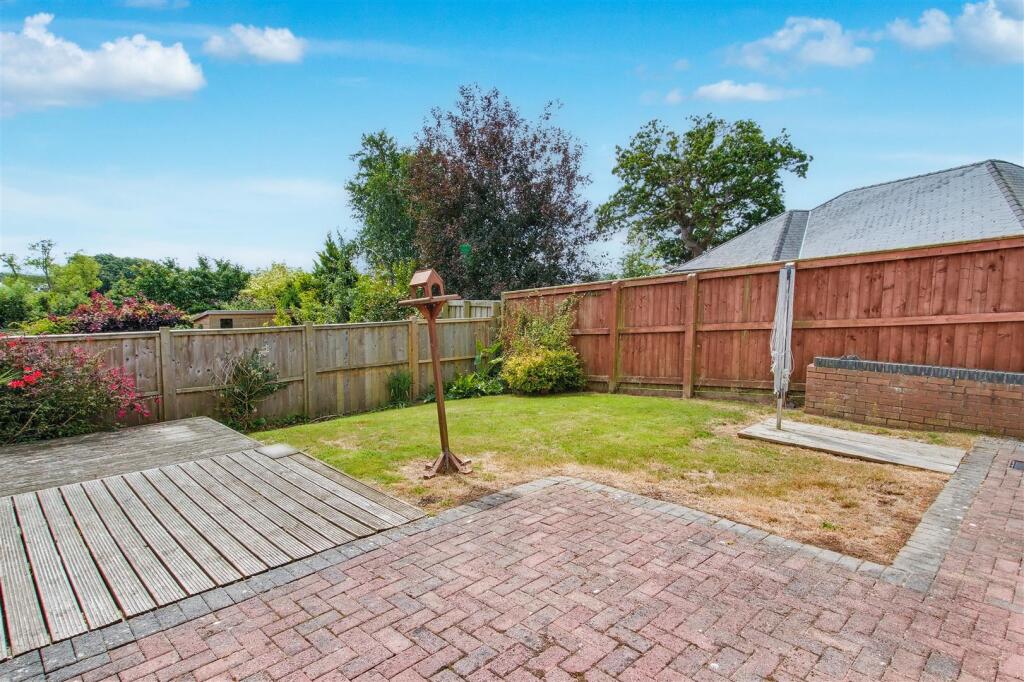 Rear garden