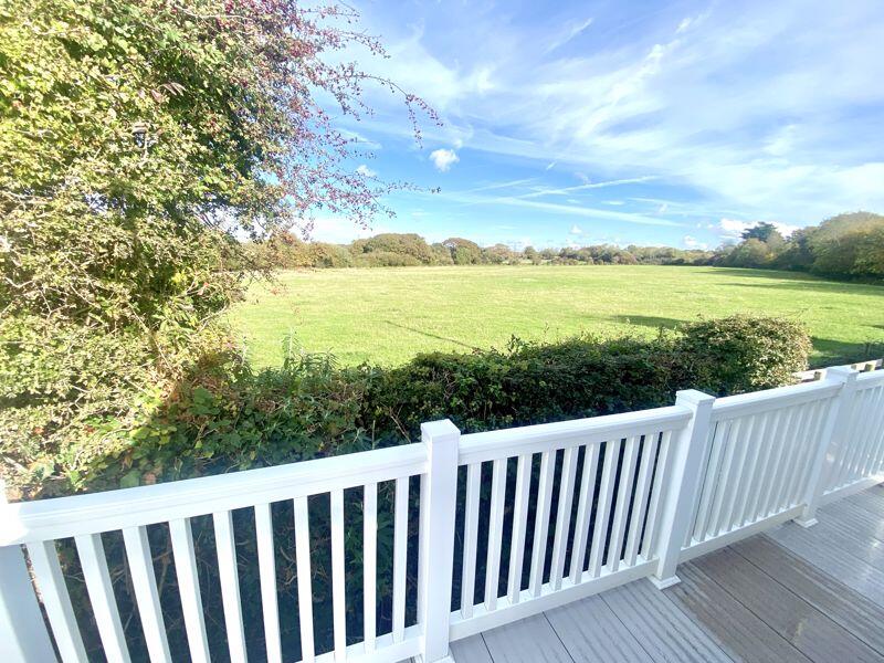 View from Decking