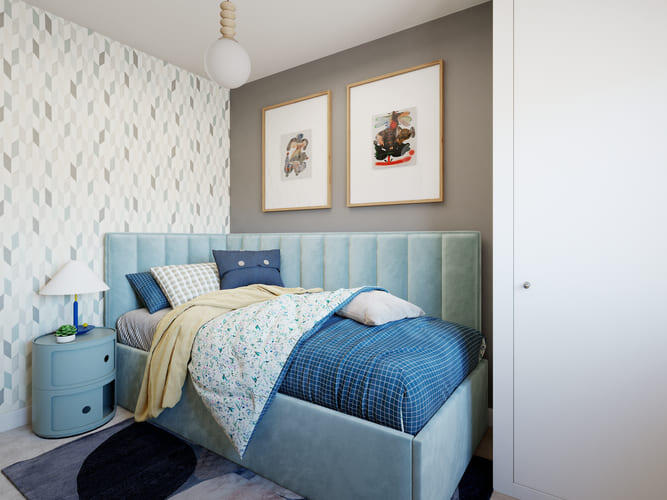 Ideal guest room or kids bedroom