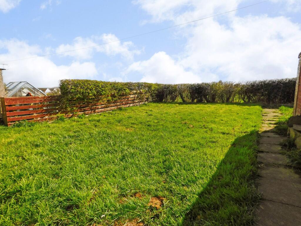 Rear garden