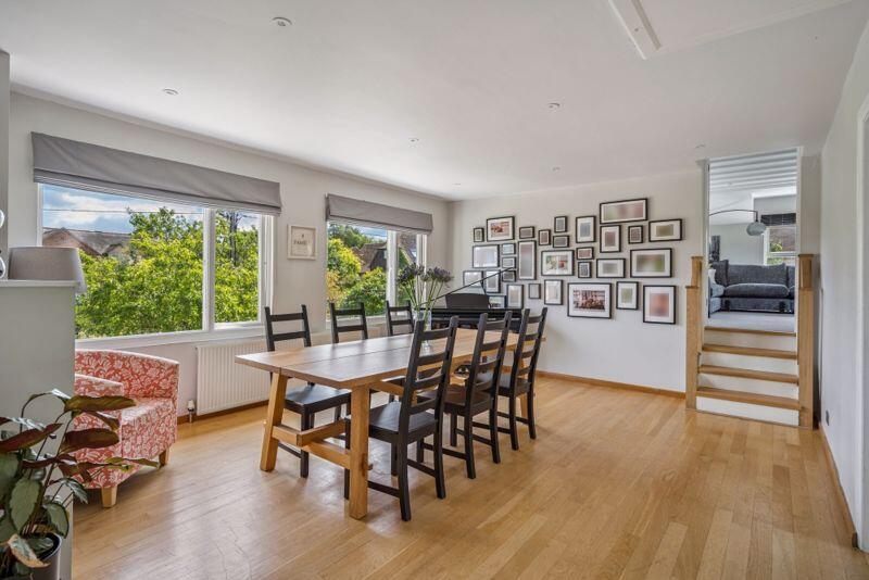 Dining area to sitting room