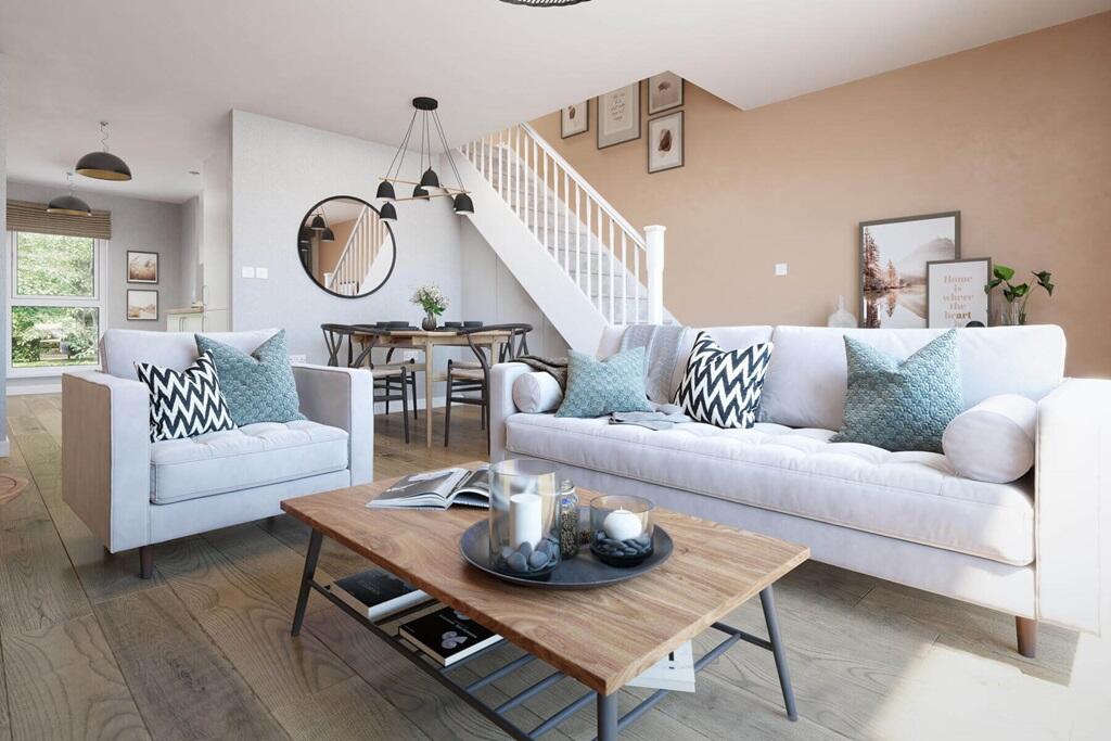 A bright and open lounge is the perfect space for the family to unwind together