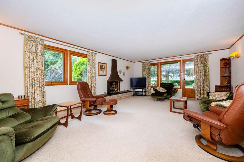 Substantial sitting/dining room