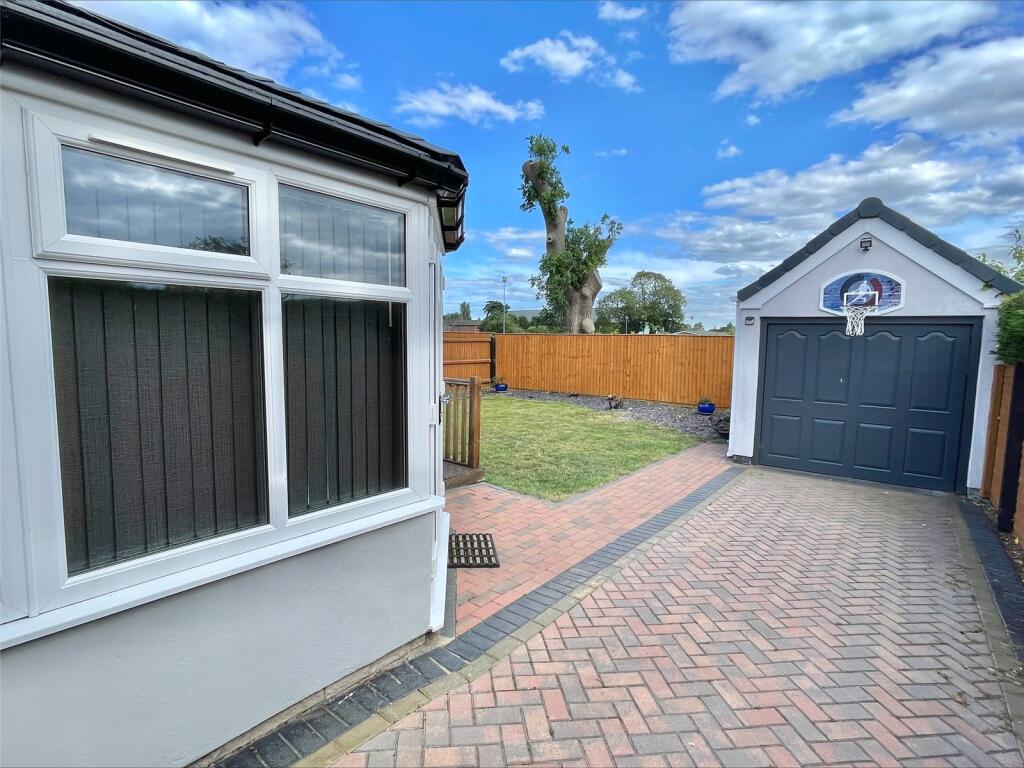 Driveway and Garage