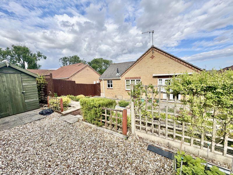 Rear view of bungalow