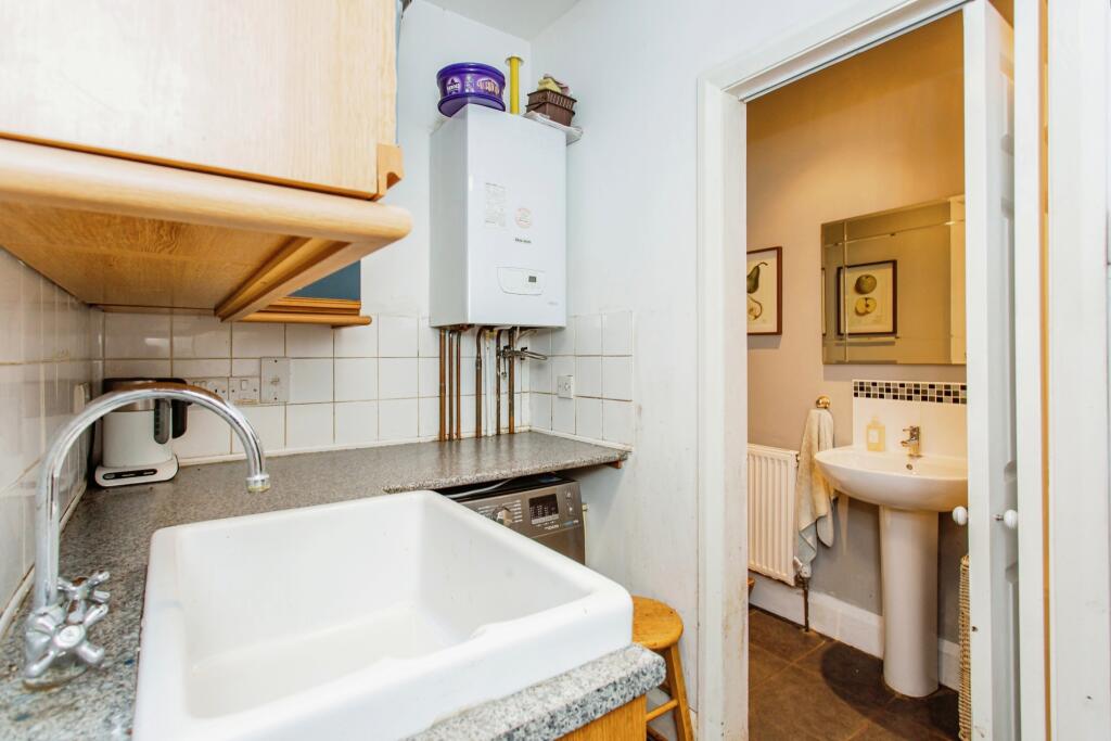 utility room and ground floor WC/ shower room