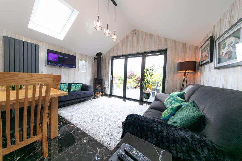 Rear living and dining space