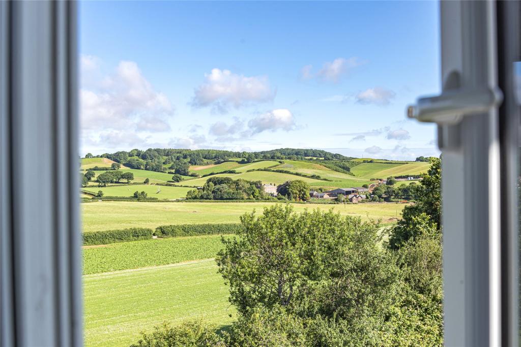 Rear View To Farm