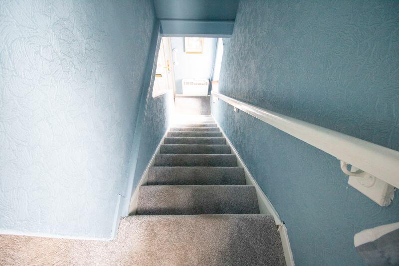 Stairwell to the upper floor
