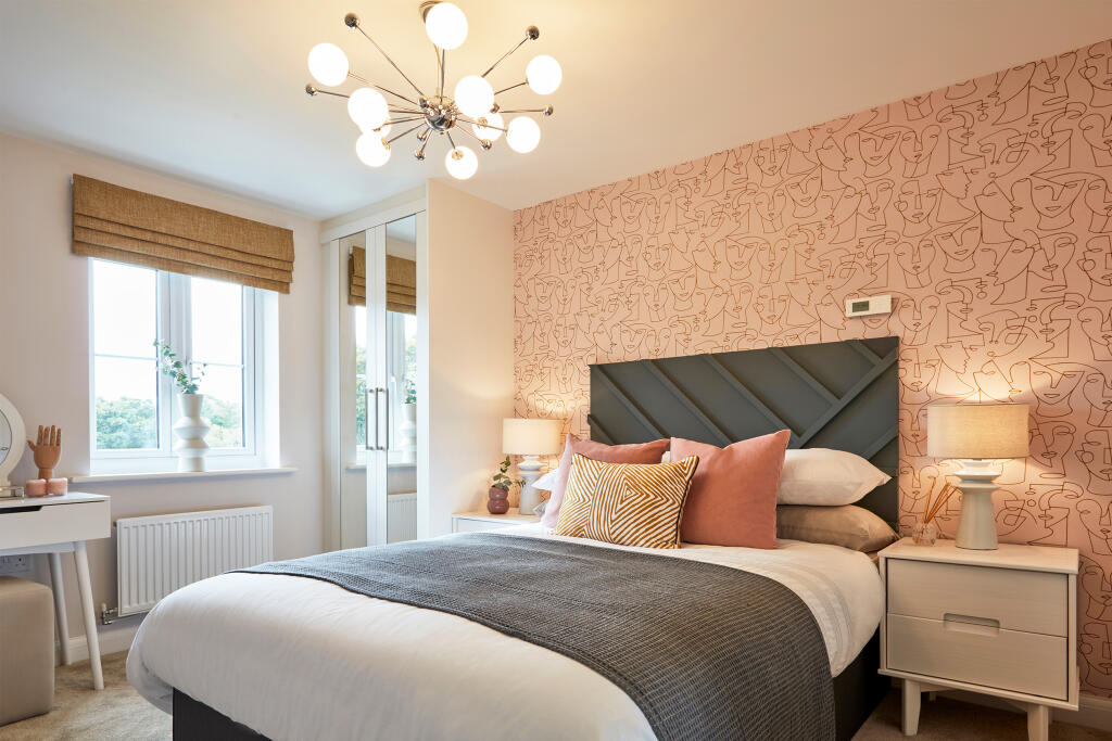 En suite main bedroom in the Maidstone 3 bedroom home