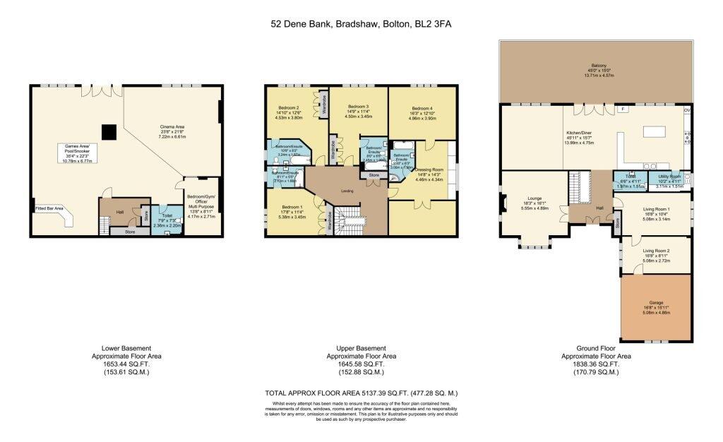 thumbnail 52 Dene Bank, Bradshaw, Bolton BL2 3FA v