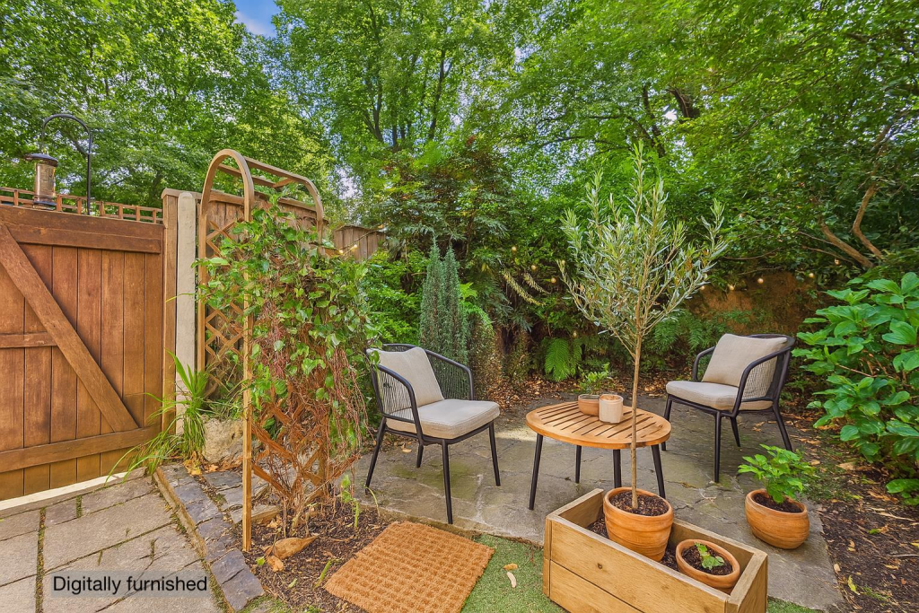 Digitally Staged Garden