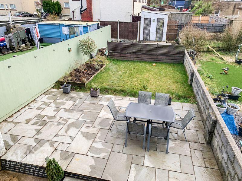View of the rear garden from Bedroom One