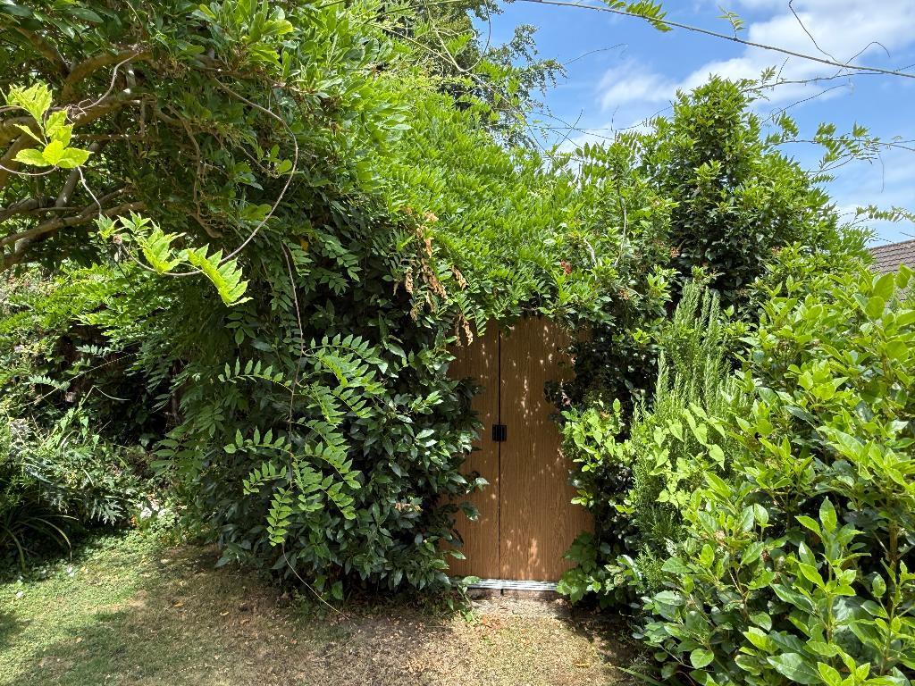 Discreet garden shed