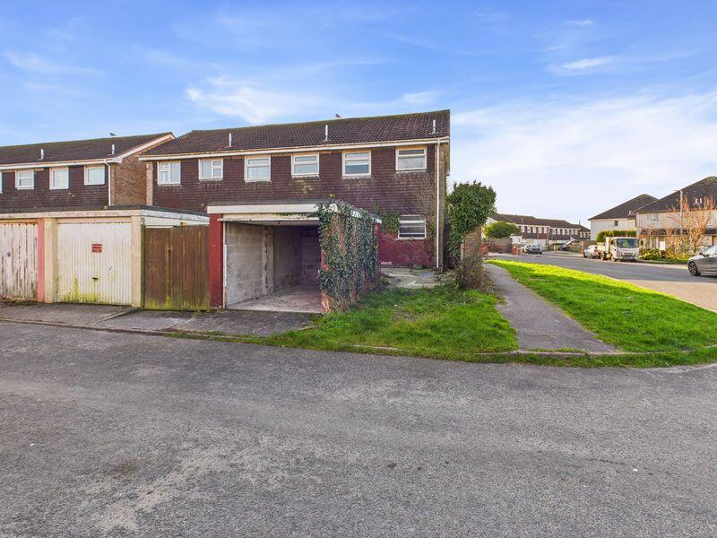 rear elevation and garage