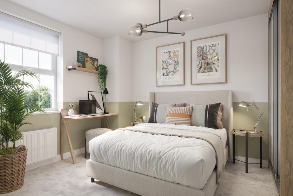 Second bedroom in the 2 bedroom Marlborough