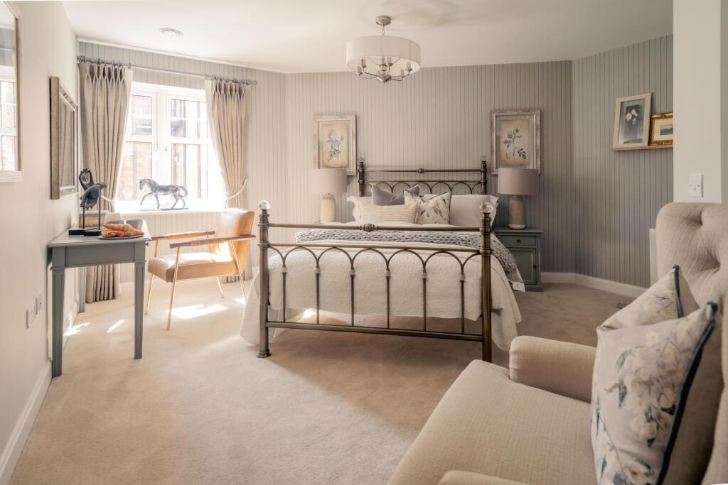Show home master bedroom
