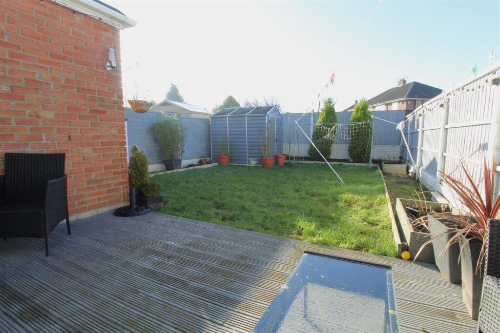 South Facing Rear Garden