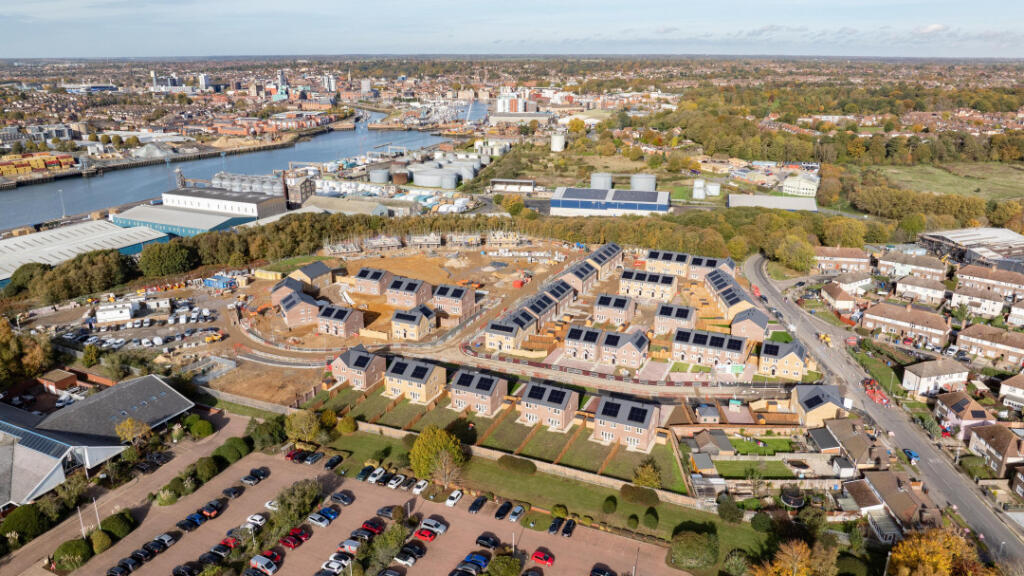 Aerial View of Sampson Green