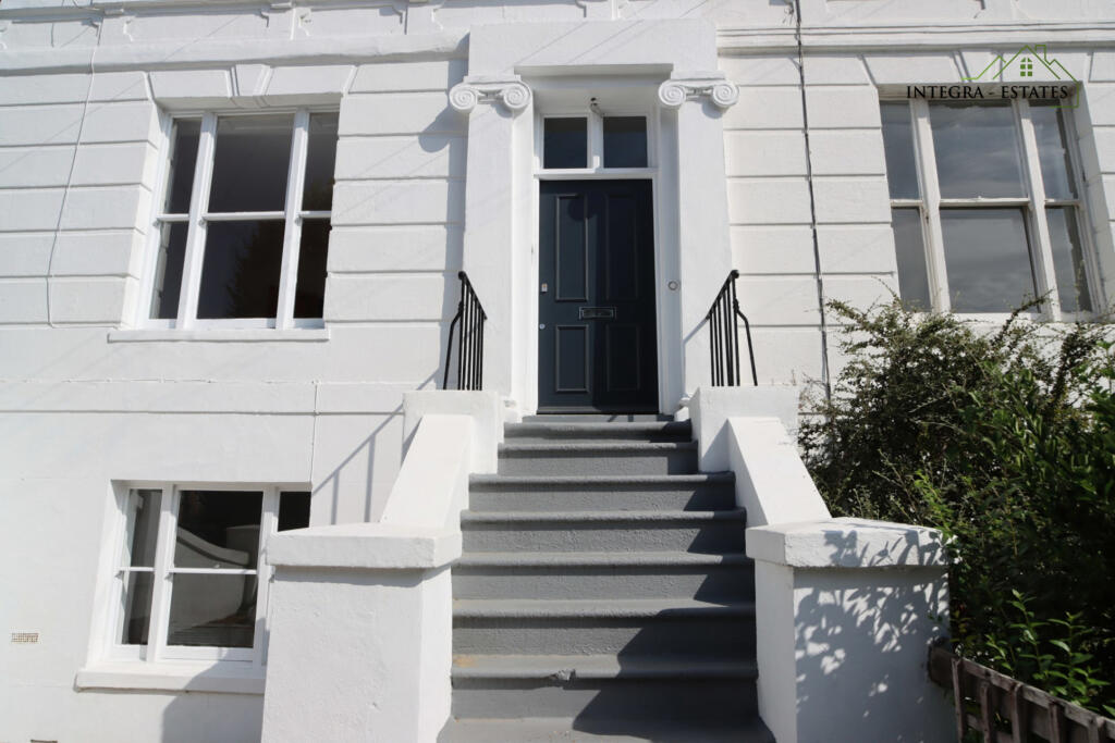 front of property