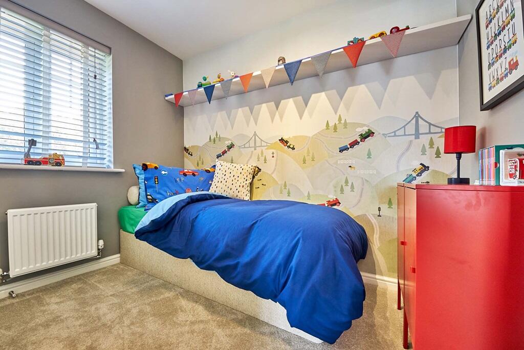 The smaller bedroom could be used for something else