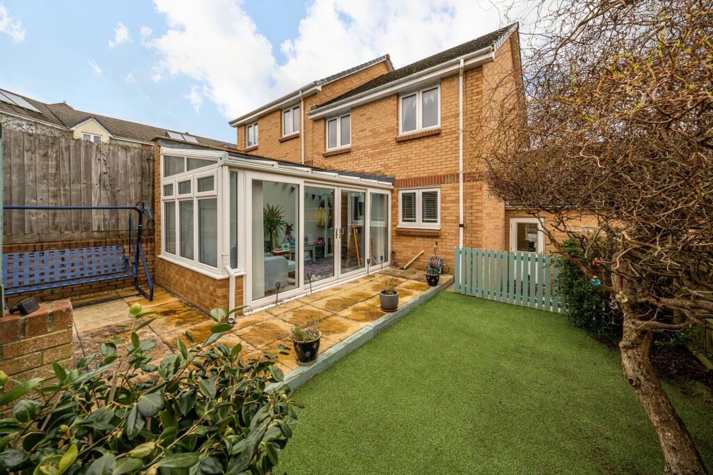 Rear of property