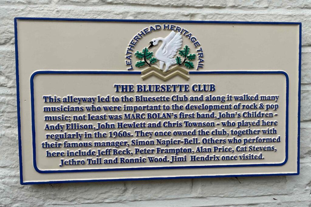 The Bluesette Club Sign