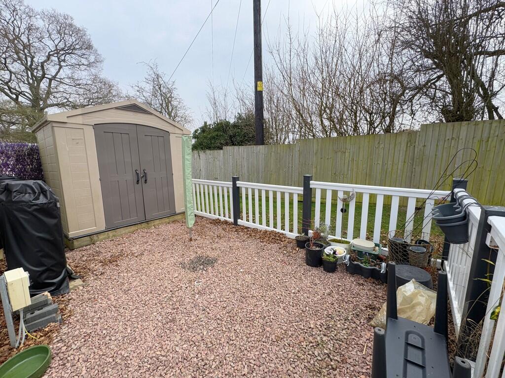 Rear garden area