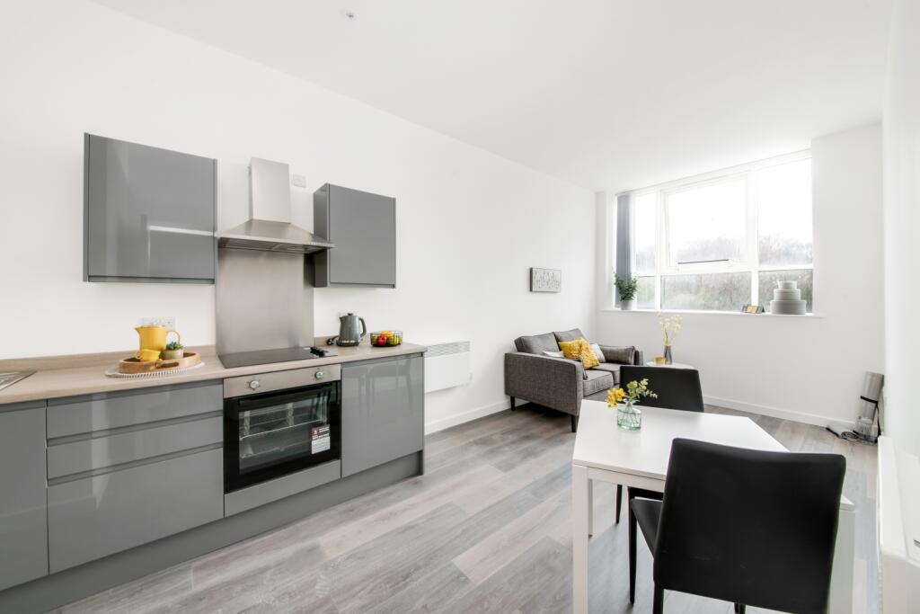 Open Plan Kitchen and Living Area
