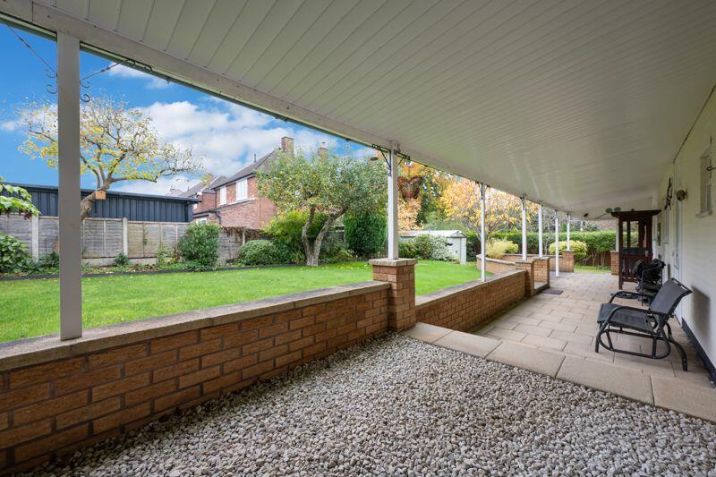VERANDA AREA onto REAR GARDENS